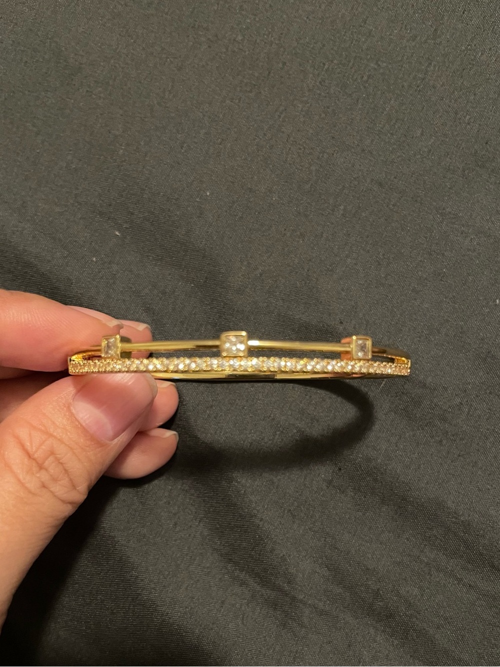 New - 14k gold plated bangle